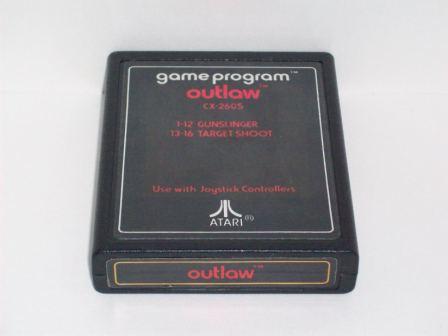 Outlaw (text label) - Atari 2600 Game